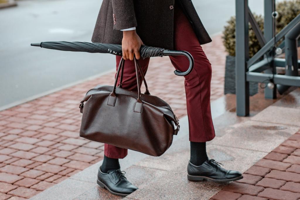 New: Leather Duffel&nbsp;Bag